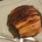 貴州火鍋 - 芥子菜と豚バラの蒸し物