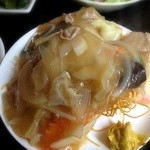 長来軒 - 半分皿うどん