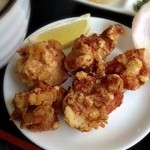 長来軒 - 半分から揚げ