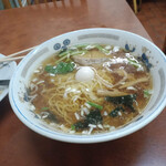 十八番 - ラーメンセット700円ラーメン