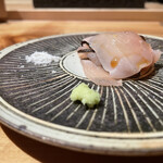 焼き鳥 とりら - ササミ昆布〆