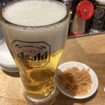 一風堂 - 生ビールはスーパードライ