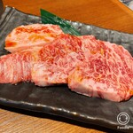 Kanjinya - ランチの和牛カルビ。上質なお肉です。感動