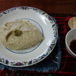 粗挽き蕎麦掻き