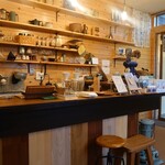 cafe ソノヒノキブン - カウンター