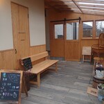 cafe ソノヒノキブン - 入口