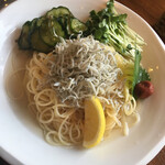 マルホカフェ - しらすと和出汁の冷製パスタ