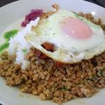 水呑カフェボヌー - 蛸のガパオライス