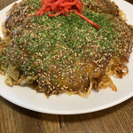 Hiroshima Fuu Okonomiyaki Mukago - 【そば入り焼き】ダブル