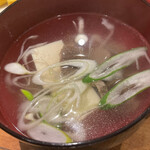 あきよし - 牛すじ煮込み1人前を取り分け