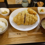 とんかつ成蔵 - リブロースかつ＋ヒレかつ