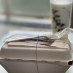 ナナイロパスタ - 【テイクアウト】バジルカルボナーラ 850円 ＋ 大盛り 250円 ＝ 1,100円。