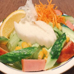 ビア酒場 生 - ビ-ルのあてになるサラダ