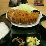 いなよし - ロースかつ定食(1450円)