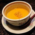 海鮮料理 雲丹しゃぶしゃぶ 工藤 - 雲丹の茶碗蒸し