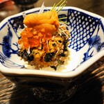 海鮮料理 雲丹しゃぶしゃぶ 工藤 - 雲丹のクリームコロッケ山葵タルタル