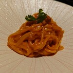 海鮮料理 雲丹しゃぶしゃぶ 工藤 - 雲丹のクリームパスタ