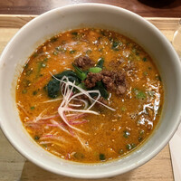 広尾はしづめ - 「粗挽き肉味噌の担々麺」1300円