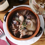 Octopus and potato stew with tomato