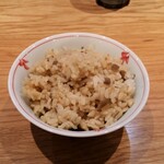 うどん平 - かしわ飯。これもマストですね。