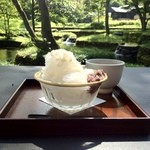 日本料理 嘉助 - 暑い午後はかき氷のサービスが嬉しい
