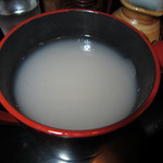 桂庵 - 濃厚な蕎麦湯