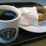 スターバックス コーヒー - H24/4コーヒーとアーモンドチョロ
