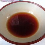 きそば 鈴一 - お汁は熱々だったのでここで...