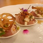 阿蘇レストラン&菓子屋 ギフト - 二品目「ブリとカブのサラダ」