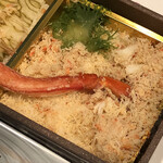 高野商店 - 昆布〆と蟹めし弁当1150円