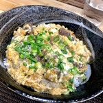 はなちゃんうどん  - 牛たま丼の普通盛り　メニューにはありません
