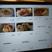 ブラッスリー 吟醸 - 個室はタブレットで注文出来ます。