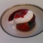 旧軽井沢ホテル音羽ノ森 - 朝食：デザート(ベリーのゼリー☆ヨーグルト添え)