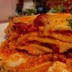 イタリア家庭料理 addu mamma - ラザニアの断面