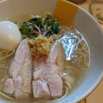 塩生姜らー麺専門店 マニッシュ 浅草店 - いつもどおりの美味しいが此処にも。優しい塩生姜らー麺☆