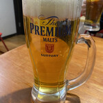 香満園 - 2021年1月。プレミアムモルツの大ジョッキ。