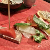 佐賀牛 季楽 銀座  - フォアグラレバパテとお野菜