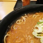 Nadai Fujisoba - カレーそば￥460　丼渕