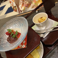 日本料理 ぎん - 娘用のお祝いデザート