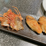 ステーキ瀧 - エビ&カキ のソテー