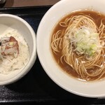 鴨出汁中華蕎麦 麺屋yoshiki - キンキそば(醤油)