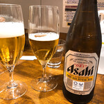 創作麺工房 鳴龍 - 瓶ビール　500円