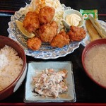 弥助鮨 - 唐揚げ定食