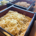 手打ちそば 梅蕎麦 - 二色せいろ