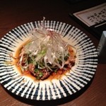 Aburi Izakaya Uoyanogensan - 鶏から揚げのねぎまみれ