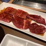 焼肉ライク - ミスジとハラミ１００ｇ