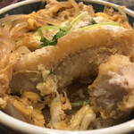 土支田 やぶ重 - ちょっとスジあるけど美味しい。