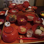 駒の湯山荘 - 夕食膳