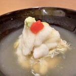 銀座 しのはら - 蟹と銀杏のかぶら蒸し