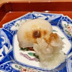 銀座 しのはら - 自家製の唐墨餅 鬼おろし